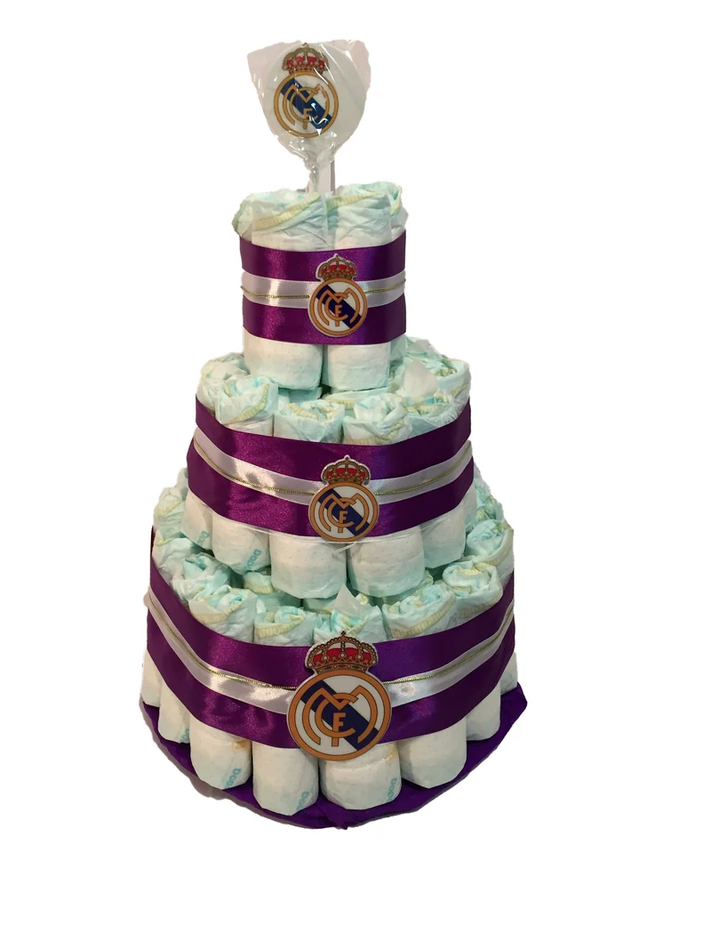 Tarta de pañales Real Madrid C.F.