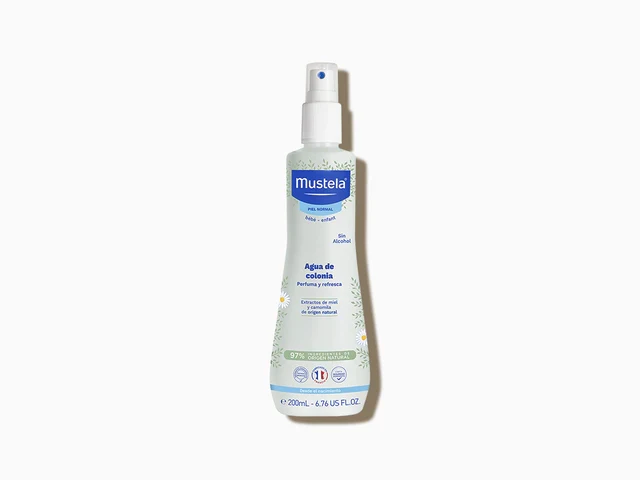 Agua de colonia MUSTELA sin alcohol vaporizador 200 ml