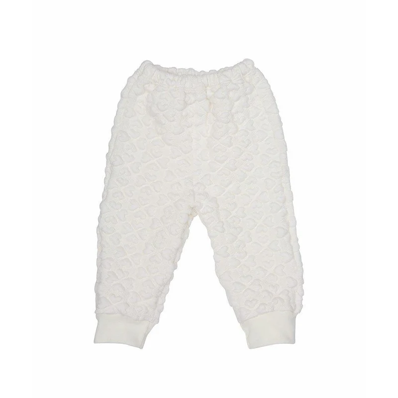 pantalon corte panal en jaqcard beich