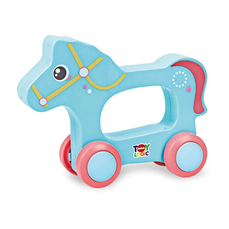 baby zoo gateadores caballo azul