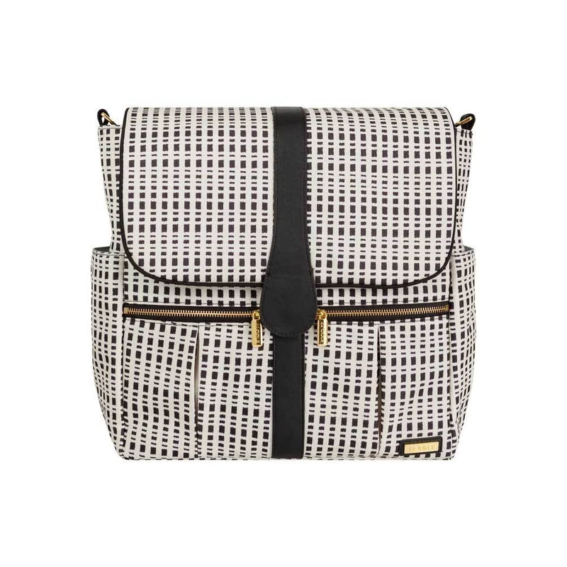 panalera morral negro crema marca jj cole