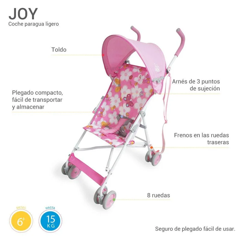 coche paraguas joy nina marca bbjoy