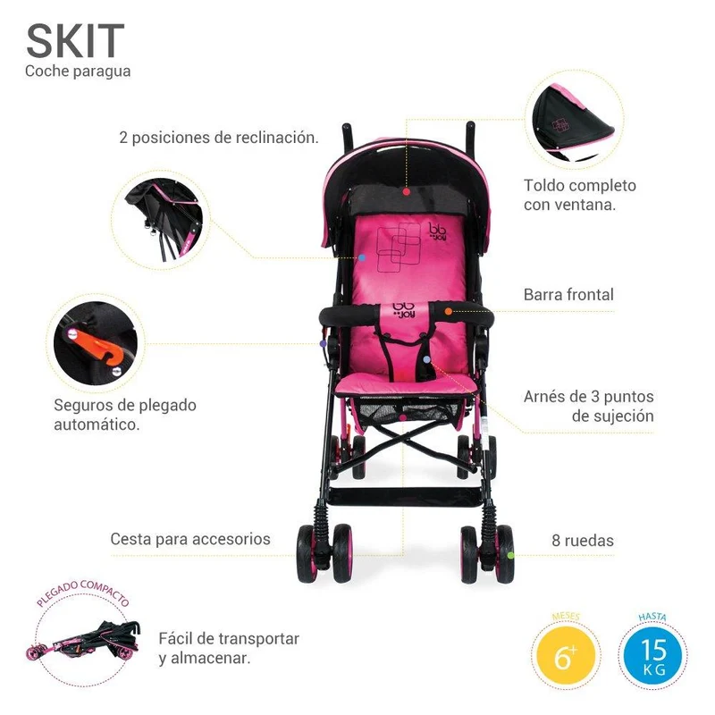 coche paraguas skit marca bbjoy