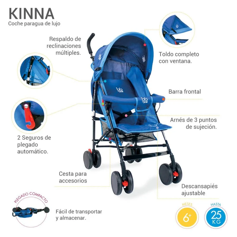 coche paraguas kinna marca bbjoy