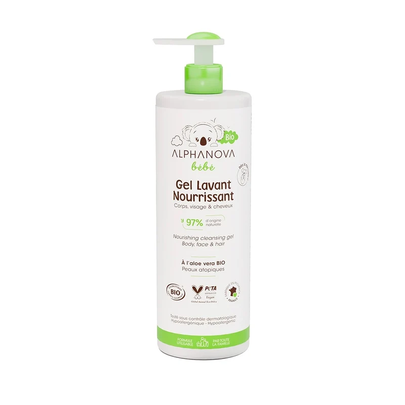 Gel Dermolimpiador Ecológico Nutritivo Alphanova Bebé 400ml