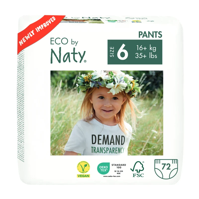 Bragapañal Nº 6 Naty 16+ kg, 18 ud