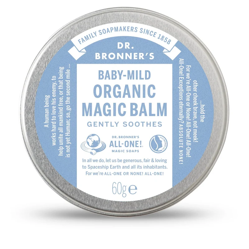 Bálsamo Mágico corporal BIO neutral para Bebé Dr. Bronners 60 g