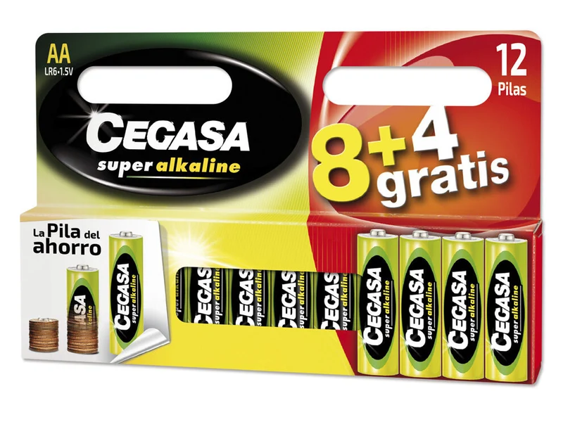 Pilas lr6 8+4 Cegasa