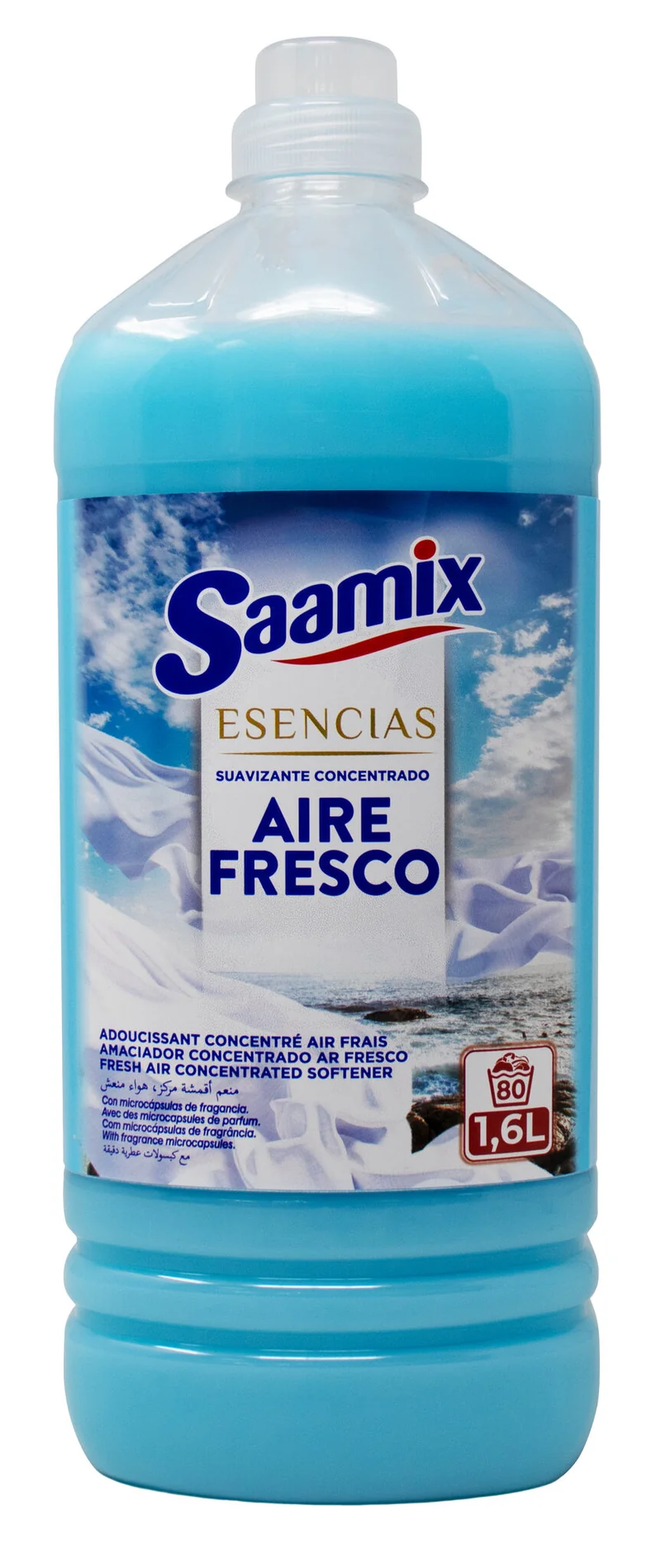 Suavizante concentrado aire fresco Saamix 80d