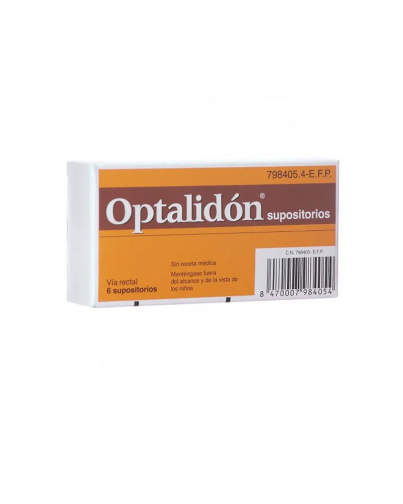 OPTALIDON 500/75MG 6 Supositorios