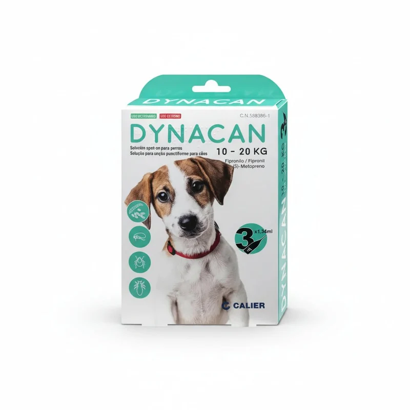 Calier Dynacan Perro 10-20 kg Antiparasitario Pipetas 3 ud