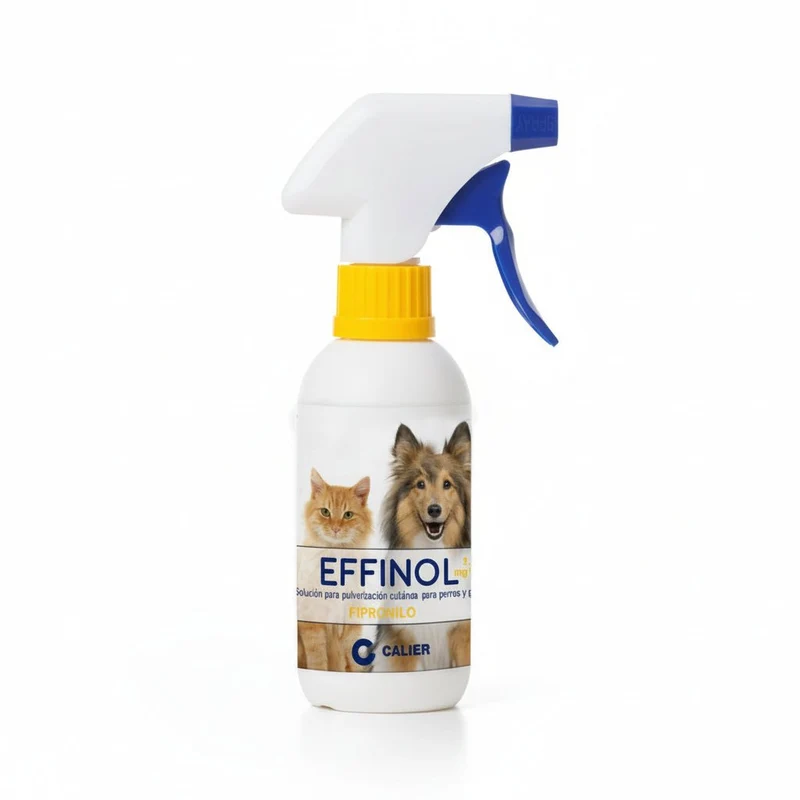 Effinol Spray 2,5 mg/ml Antiparasitario Perros y Gatos 500 ml Calier