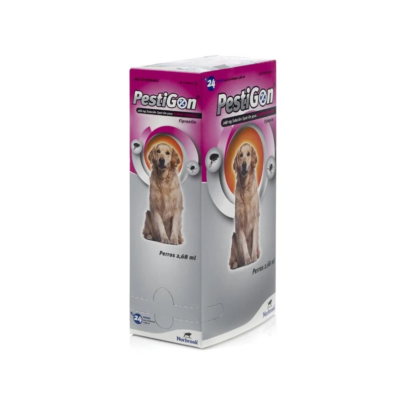 Pestigon Perros 268mg 20-40kg Antiparasitario Pipetas 24 ud