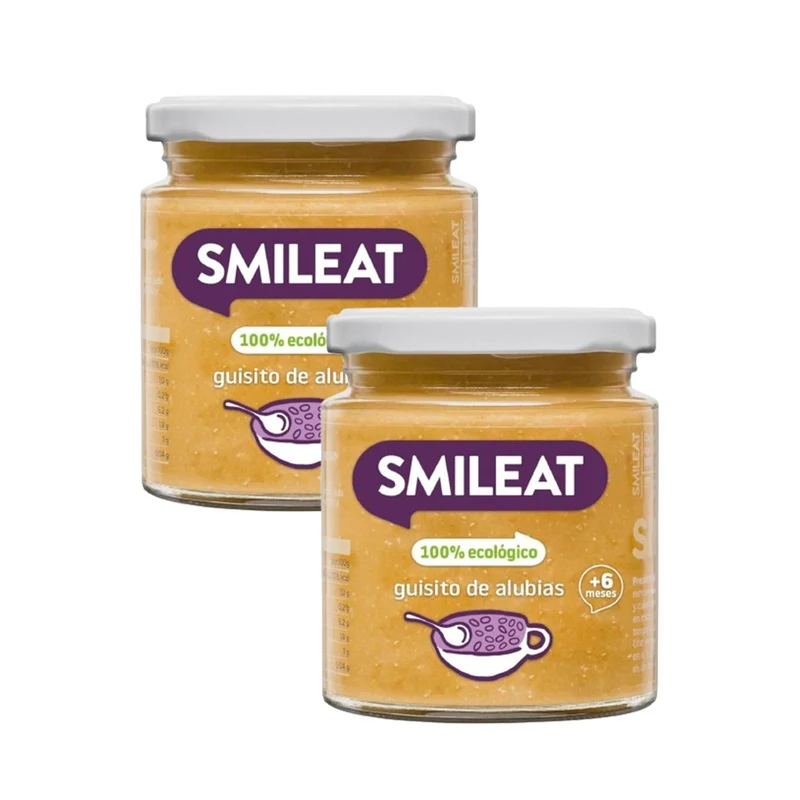 PROMO 2x Tarrito BIO Guisito de alubias Smileat 230g