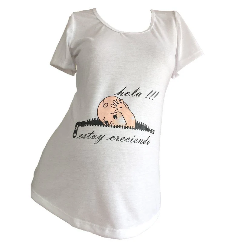 camiseta estamapada bebe blanca 10