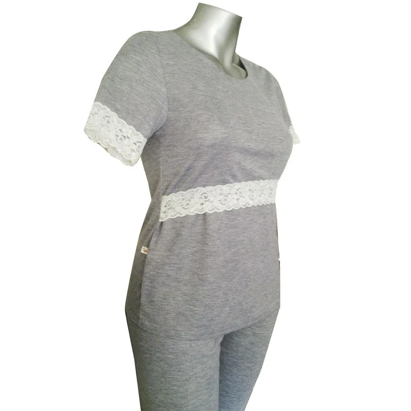 pijama pantalon blanco m