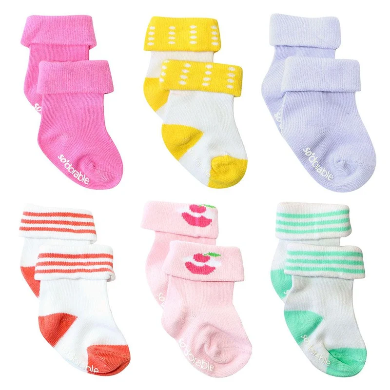 set de medias x6 frutas