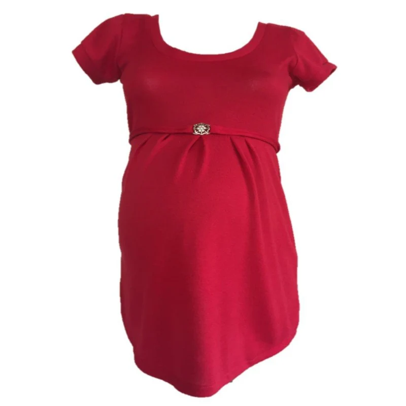 blusa stretch cuello redondo rojo 12