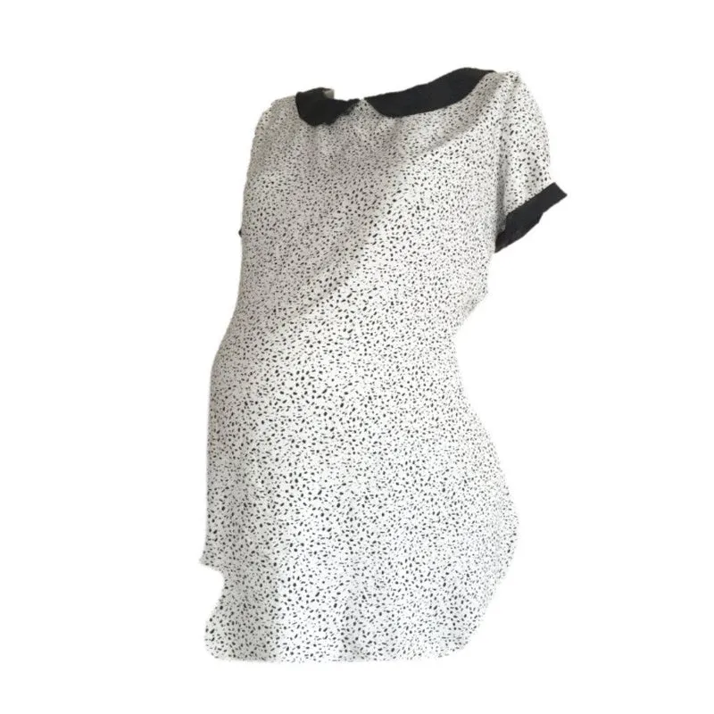 blusa cuello bebe blanco negro 10