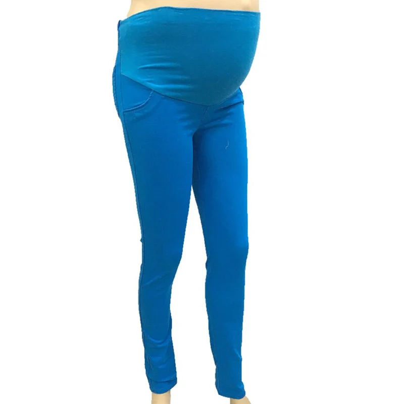 pantalon en denim azul claro 8