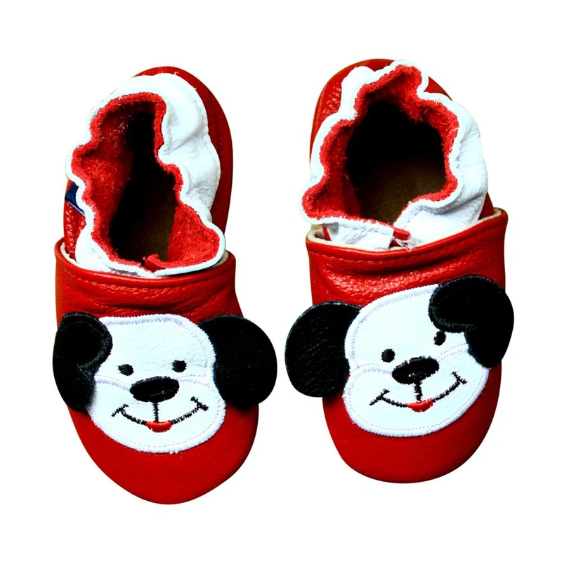 zapato perro rojo