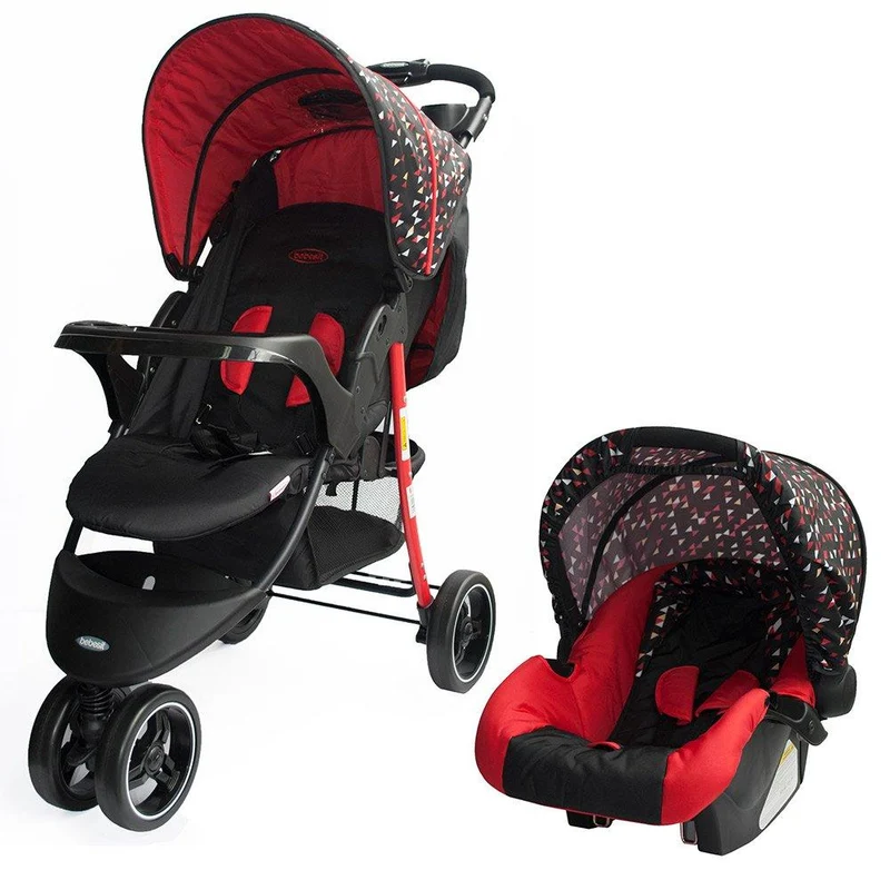 travel system jogger clio rojo 4 en 1