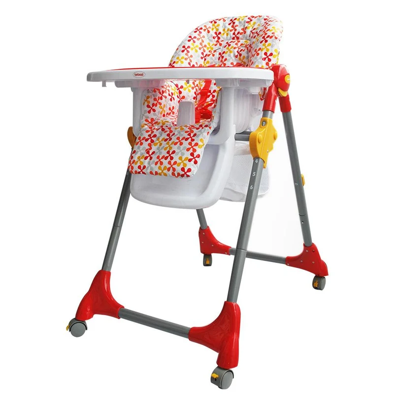 silla comedor snack naranja
