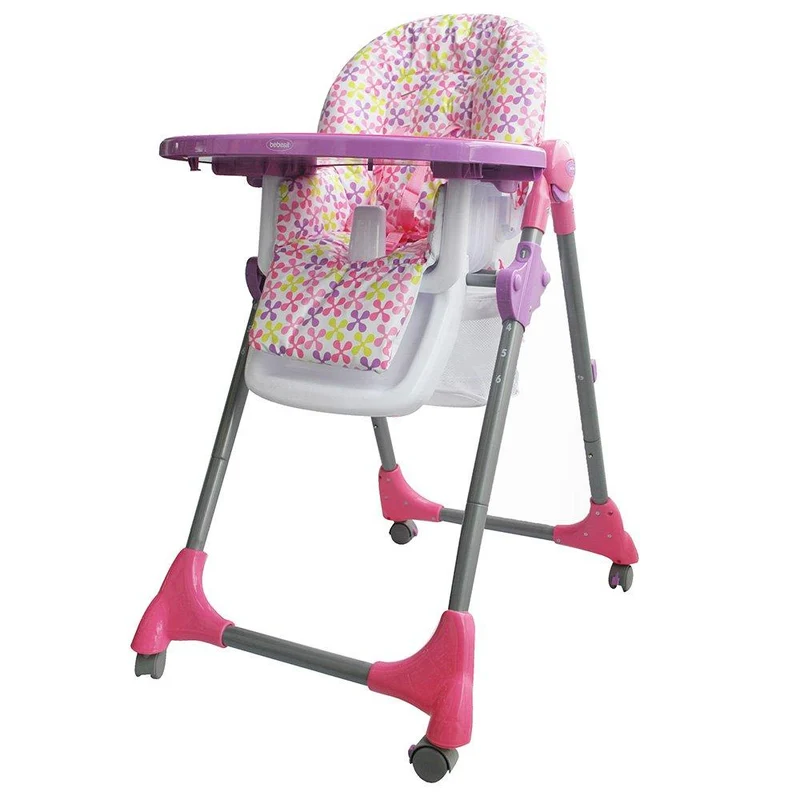 silla comedor snack rosado