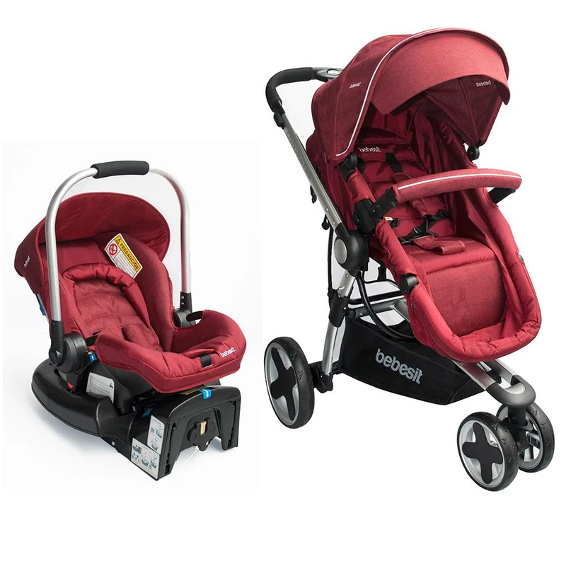 travel system compass elite rojo