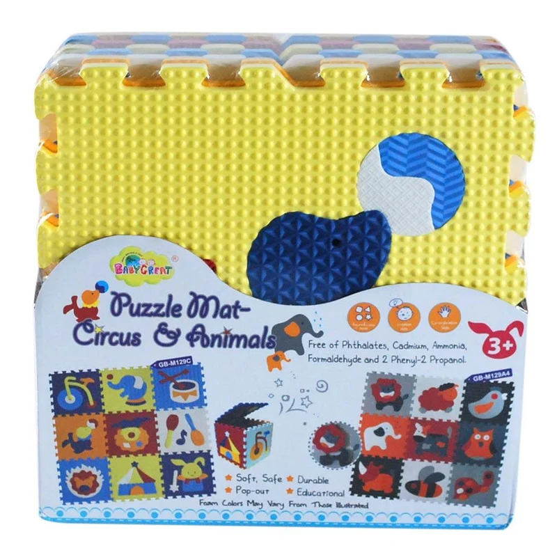 circus puzzle mat x 9pzs