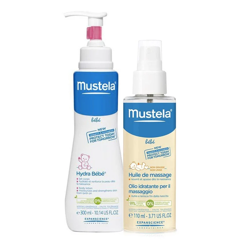 hydra bebe leche hidratante pieles normales para el cuerpo 300ml aceite de masaje no graso 110ml