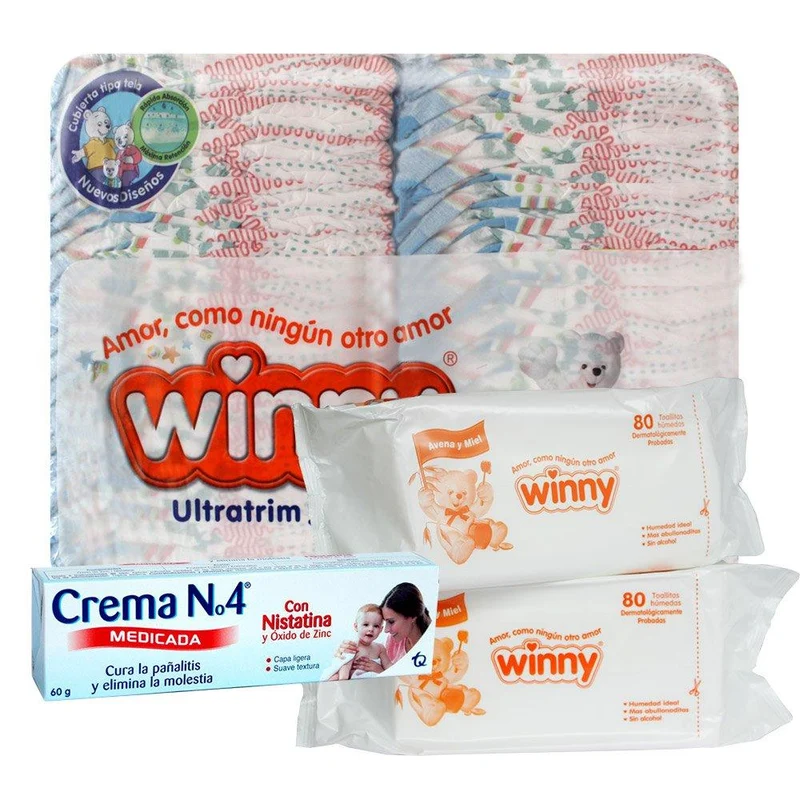 winny ultratrim sec etapa 3 packx150 toallitas humedas avena x160 crema nº4 medicada