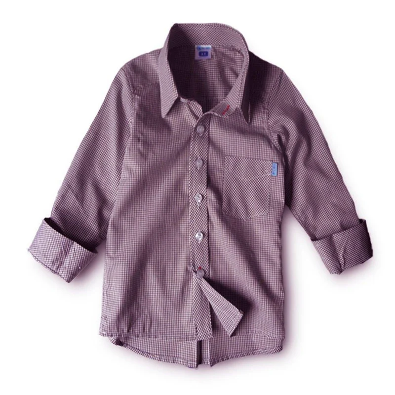 camisa casual manga larga morada 3 4t