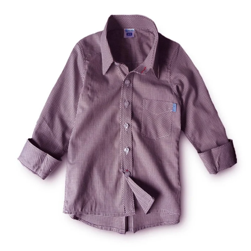 camisa casual manga larga morada 4 5t