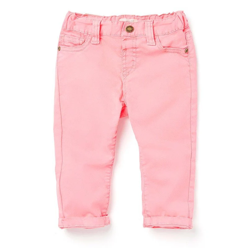 pantalon manga larga brina baby coral nina. talla 12 18m