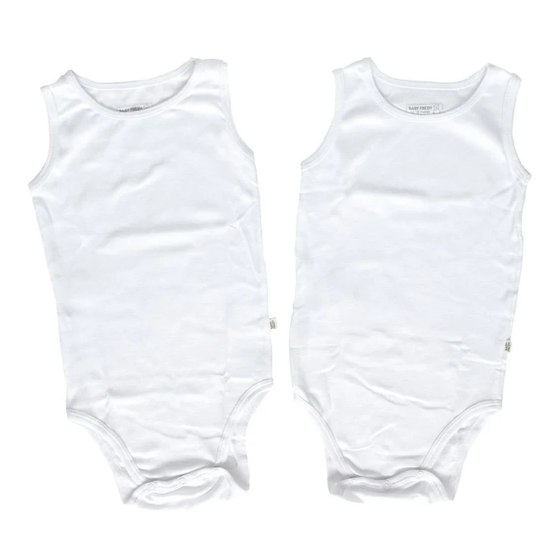 body sin mangas solecito duo blanco. talla 12 18m