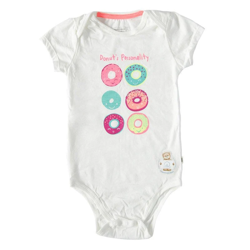 body manga corta muly crudo. talla 18 24m