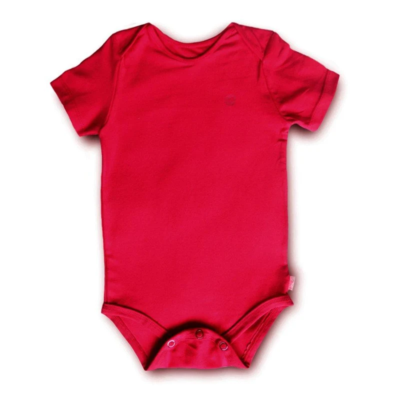 body manga corta fucsia 24m
