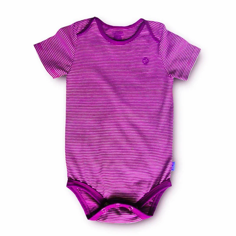 body manga corta morado 12m