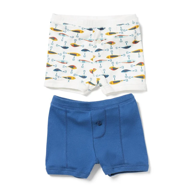 boxer x2 globo azul pescados 6 12m