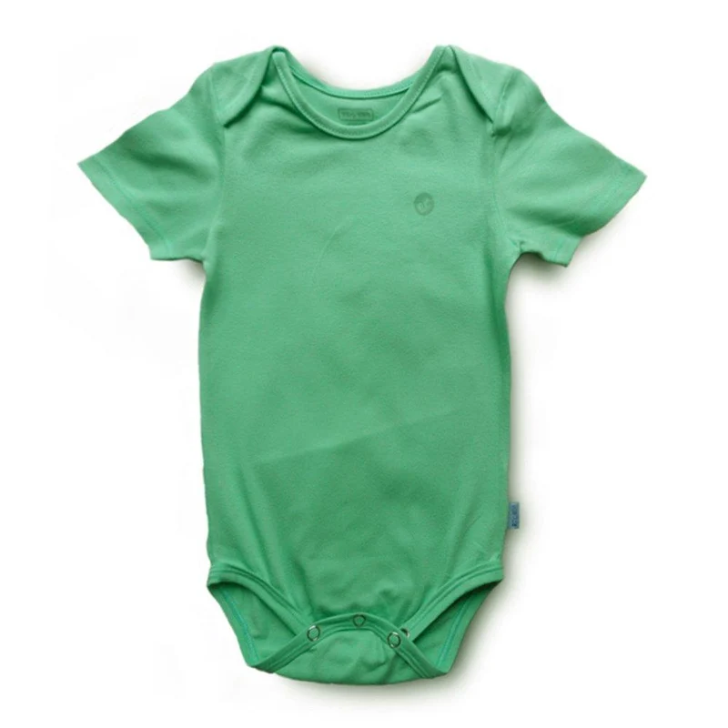 body manga corta verde 6m