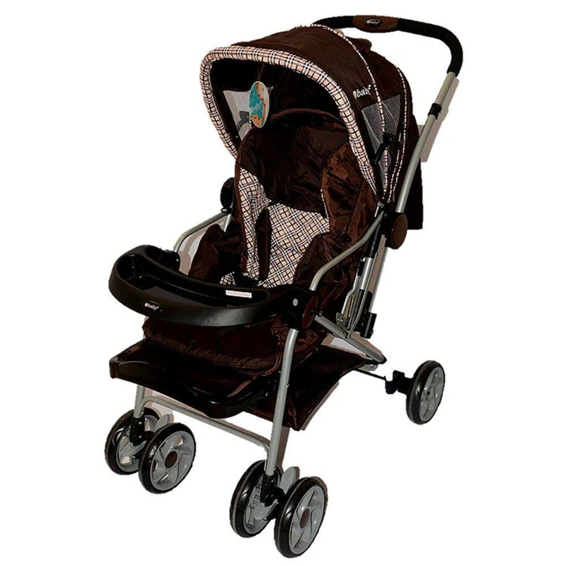 coche reversible cafe con rayas