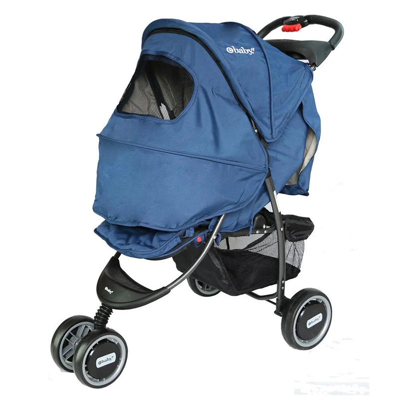 coche jogger azul oscuro