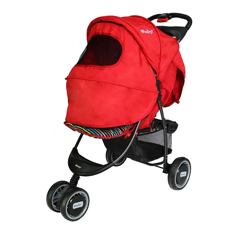coche jogger rojo