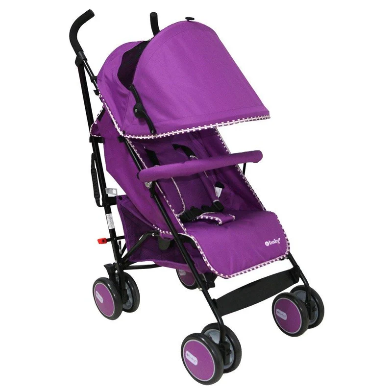 coche sombrilla morado