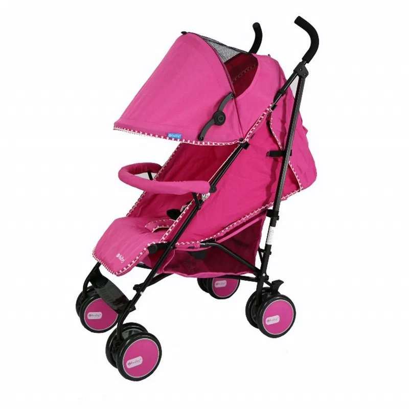 coche sombrilla rosado
