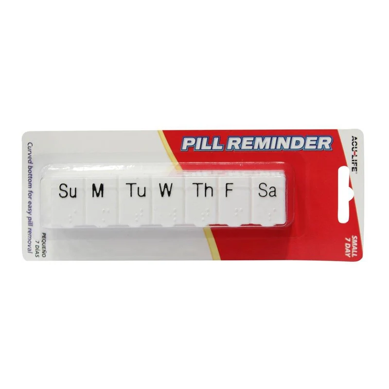 pastillero semanal plastico aculife