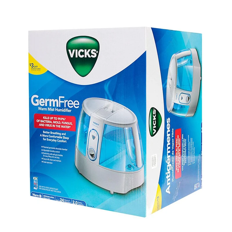humidificador vicks 2 galones con tecnol