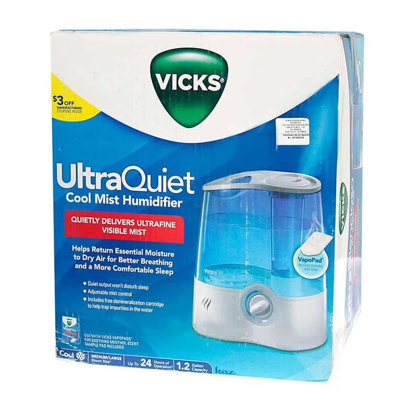 vicks humificador 1.2 galones ultrasonic