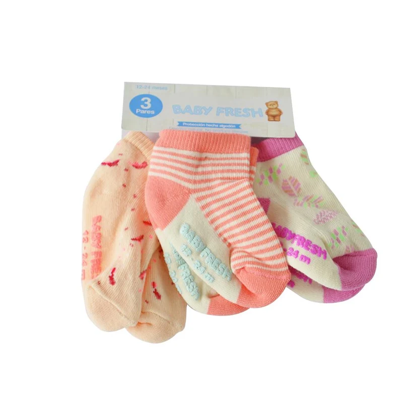 set x3 medias brint ninas 12 24m